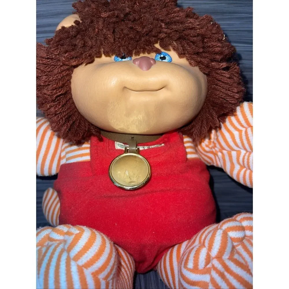 Koosa Cat Cabbage Patch Doll‎ Xavier Roberts Orange Stripes Vintage 1985
